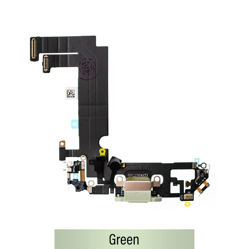 Charging Port for iPhone 12 mini (Purple)-Green Charging Port for iPhone 12 mini (Purple)-Green